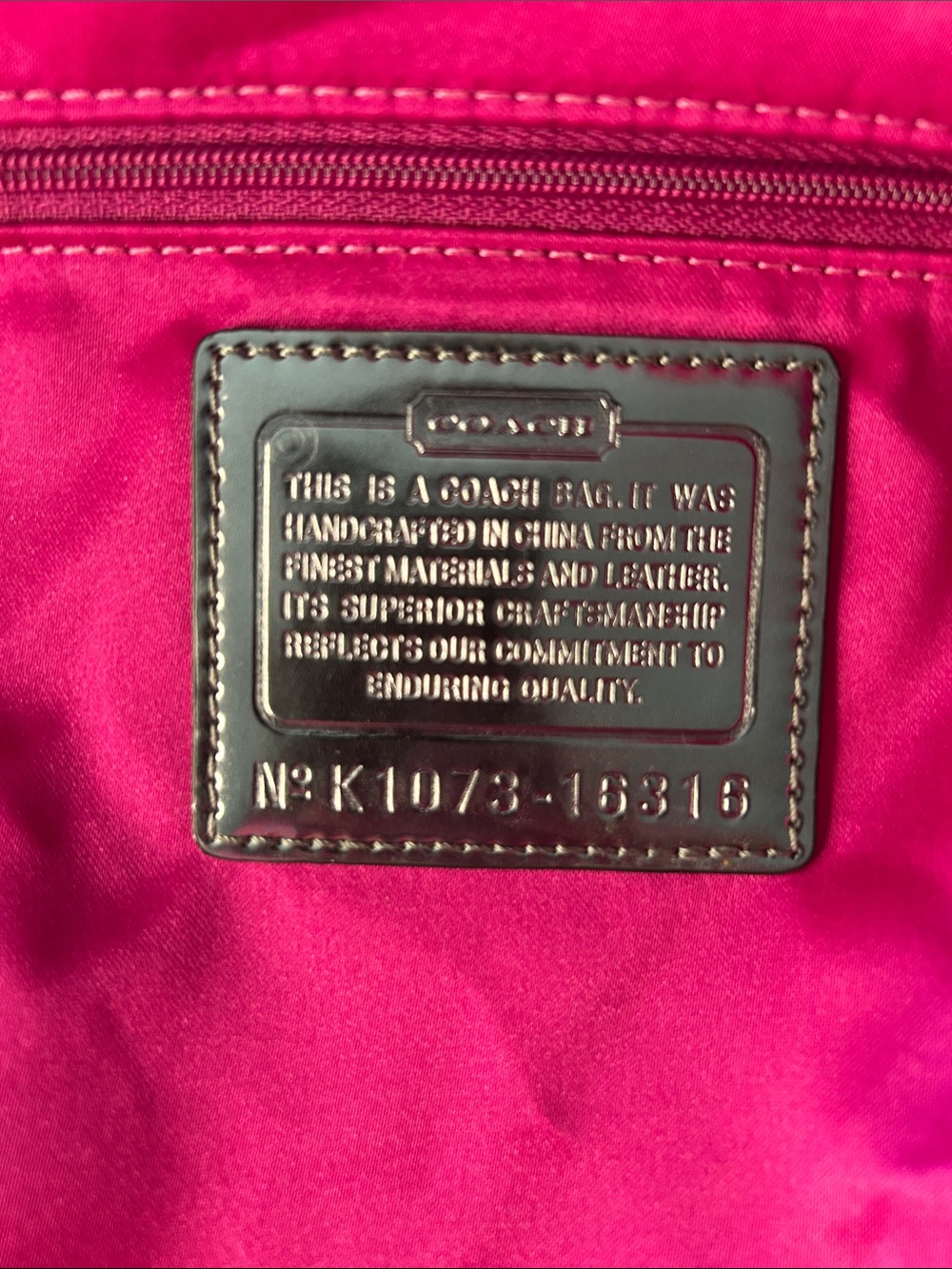 Coach Poppy Rhinestone Large - Picture 5 of 10